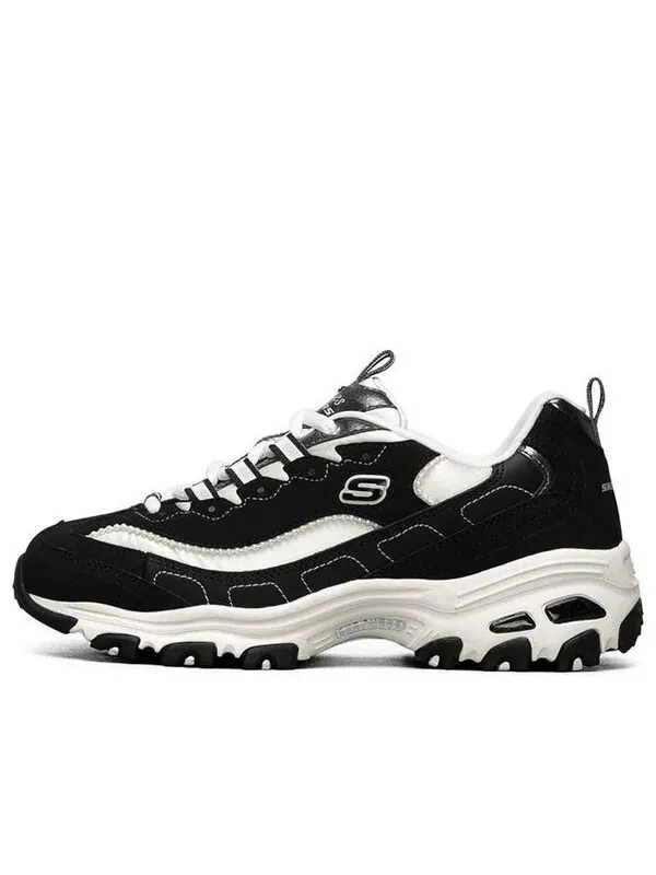 Кроссовки d lites 1.0 low chunky shoes black Skechers — изображение 1 из 4, черный/белый