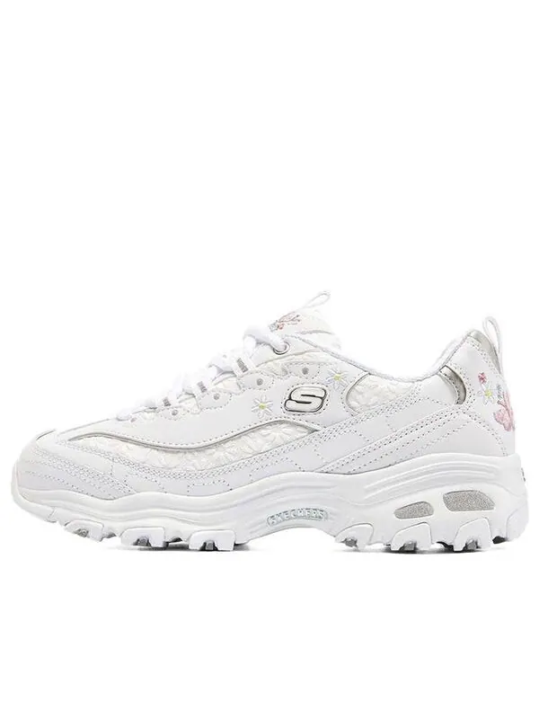 Кроссовки (WMNS) Skechers D'Lites 1.0 Running Shoes White — изображение 1 из 4, белый