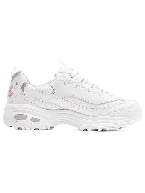 Кроссовки (WMNS) Skechers D'Lites 1.0 Running Shoes White — изображение 2 из 4, белый