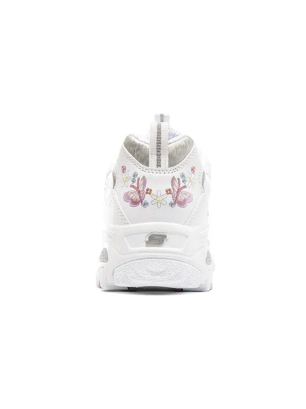 Кроссовки (WMNS) Skechers D'Lites 1.0 Running Shoes White — изображение 4 из 4, белый
