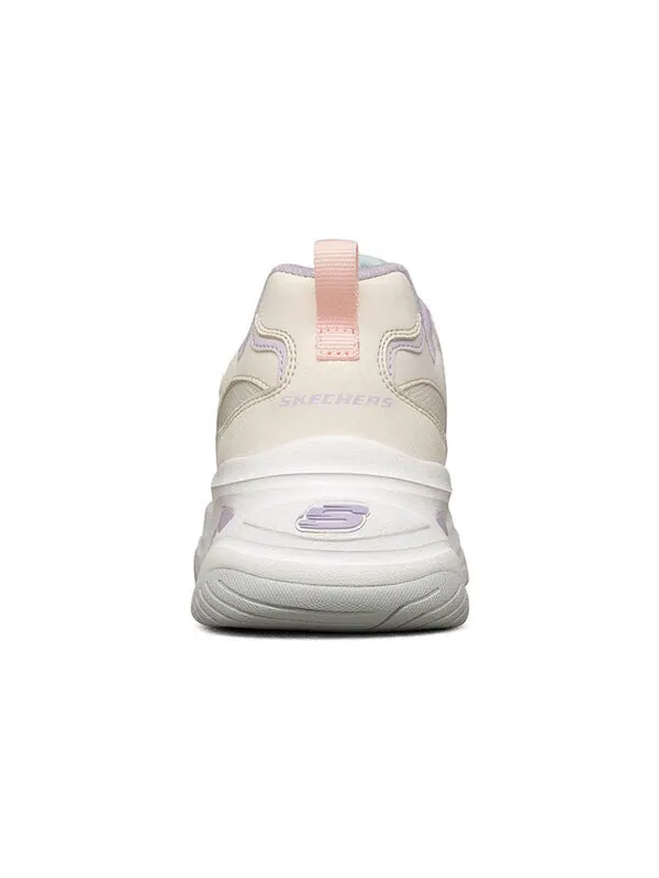 Кроссовки d lites 4.0 panda flatform low chunky shoes white Skechers — изображение 3 из 4, кремовый белый