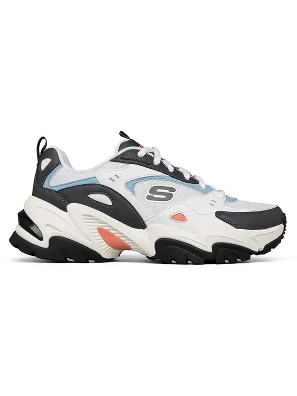 Кроссовки stamina v2 low running shoes white/black Skechers — изображение 2 из 4, белый/черный