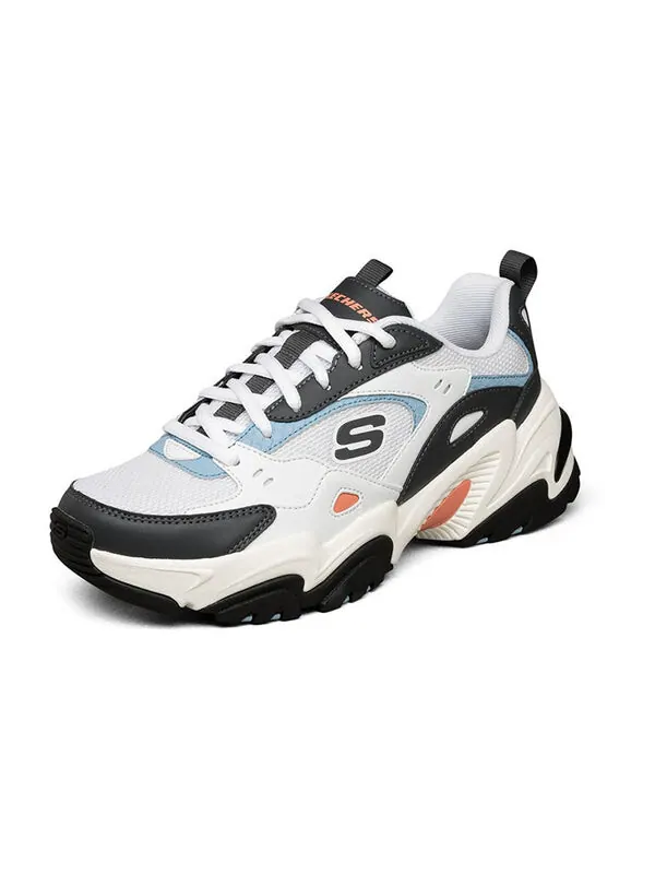 Кроссовки stamina v2 low running shoes white/black Skechers — изображение 3 из 4, белый/черный