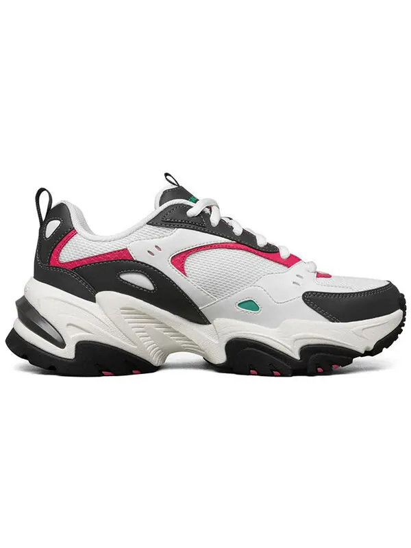 Кроссовки stamina v2 low-top running shoes pink/white Skechers — изображение 2 из 4, белый/розовый
