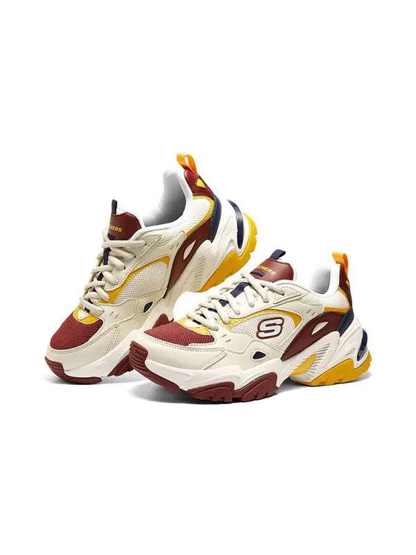 Кроссовки stamina v2 'creamyellow red yellow' Skechers — изображение 3 из 4, красный/желтый