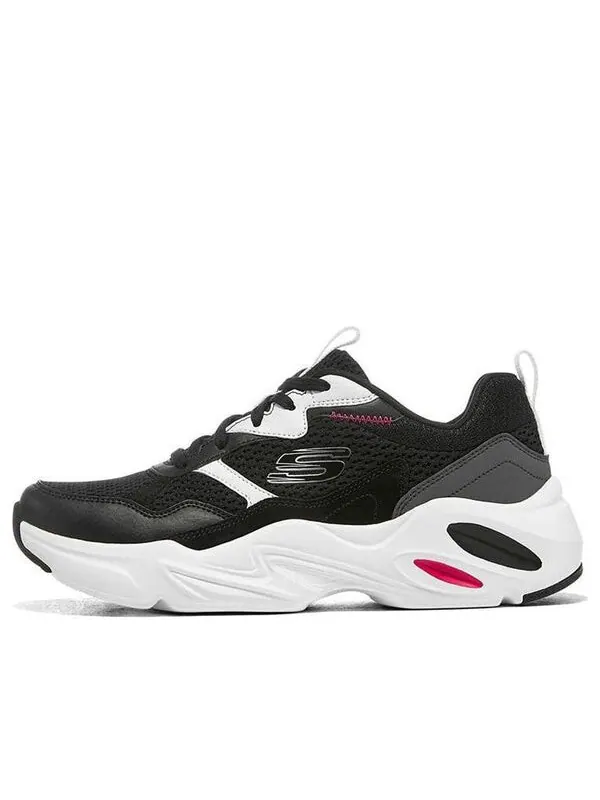 Кроссовки stamina airy leisuresport shoes black/white Skechers — изображение 1 из 4, черный/белый
