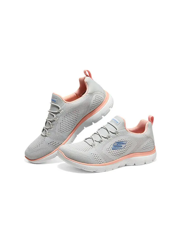 Кроссовки summits perfect views 'grey orange' Skechers — изображение 4 из 4, серый/оранжевый