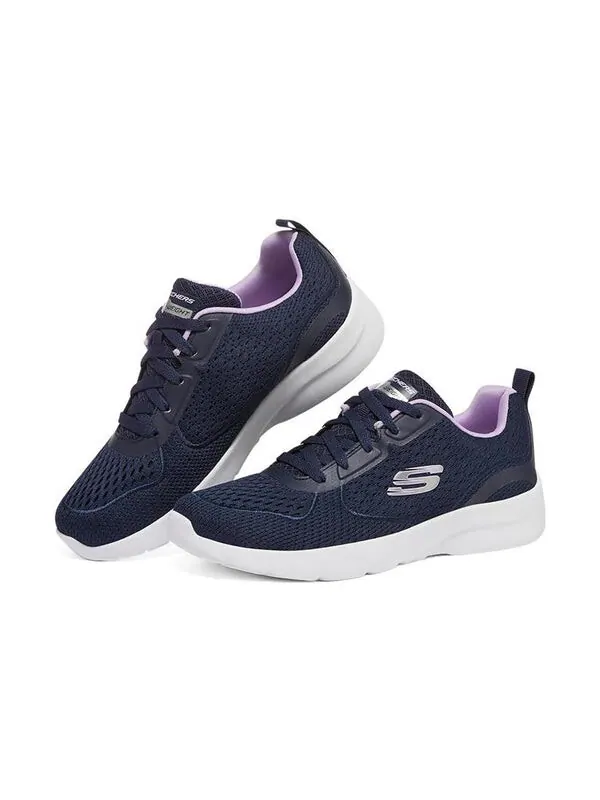 Кроссовки dynamight 2.0 'hip star - navy lavender' Skechers — изображение 3 из 4, темно-синий