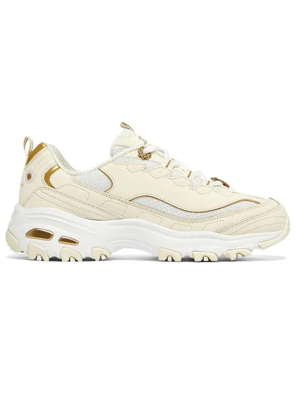 Кроссовки d'lites 'cream white' Skechers — изображение 2 из 4, кремовый/белый