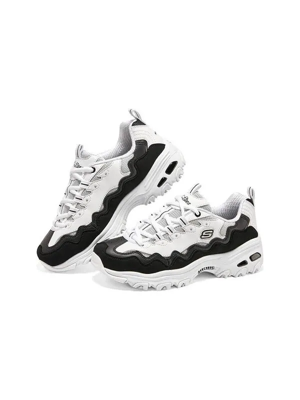 Кроссовки d'lites 1.0 'white black' Skechers — изображение 2 из 4, белый/черный