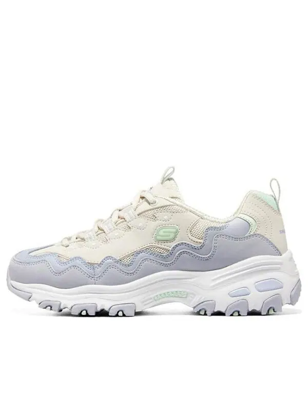Кроссовки d'lites 1.0 'white purple' Skechers — изображение 1 из 4, белый/фиолетовый