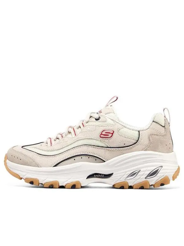 Кроссовки arch fit dllites 'brown' Skechers — изображение 1 из 4, белый/коричневый