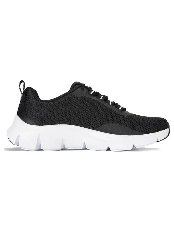 Кроссовки flex comfort 'black white' Skechers — изображение 2 из 4, черный/белый