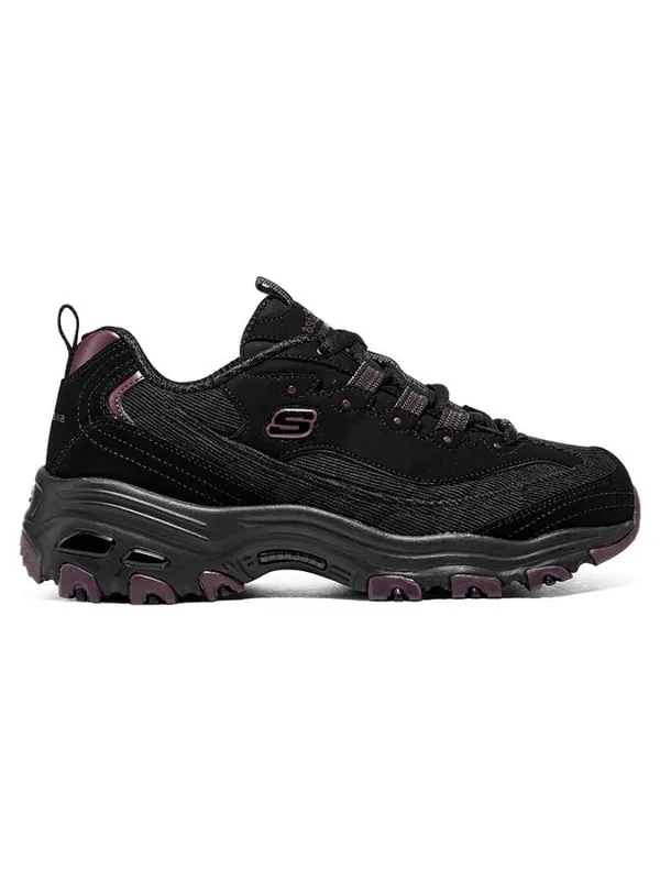 Кроссовки d'lites 1.0 'black' Skechers — изображение 2 из 4, черный/фиолетовый