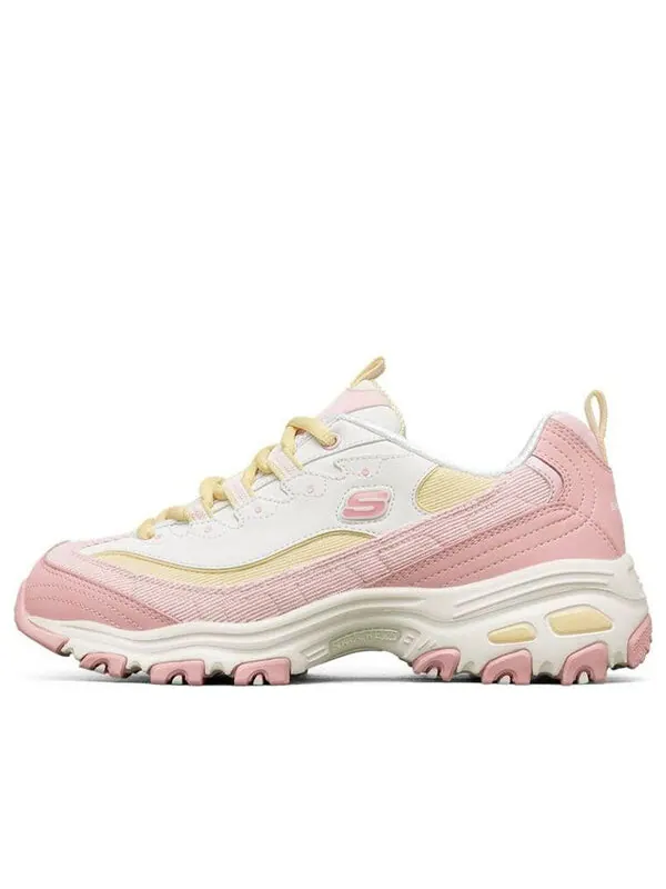 Кроссовки d'lites 1.0 sneakers pink/yellow Skechers — изображение 1 из 4, желтый