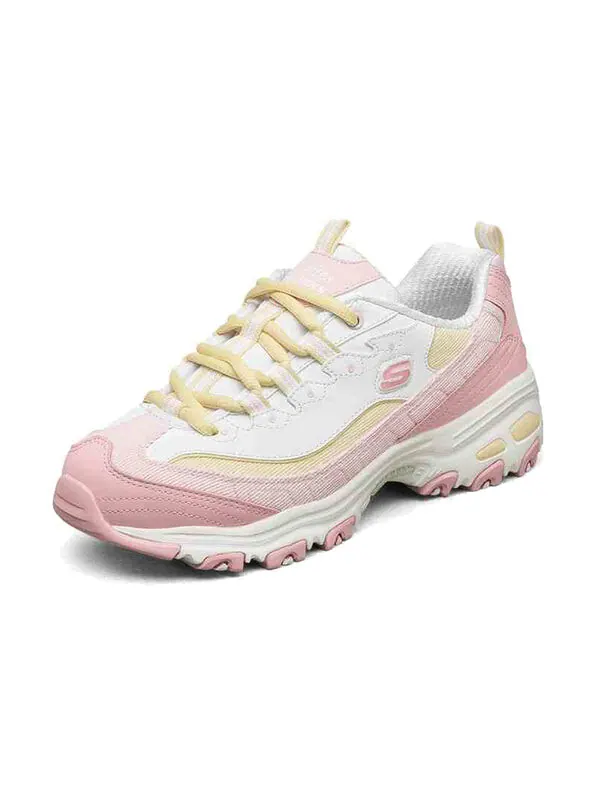 Кроссовки d'lites 1.0 sneakers pink/yellow Skechers — изображение 2 из 4, желтый