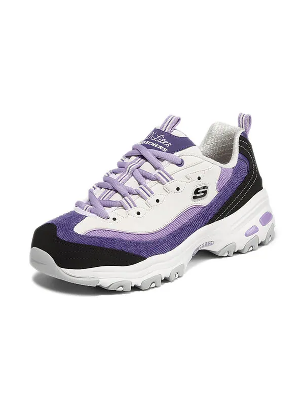 Кроссовки d'lites 1.0 'black' Skechers — изображение 2 из 4, черный/белый/фиолетовый