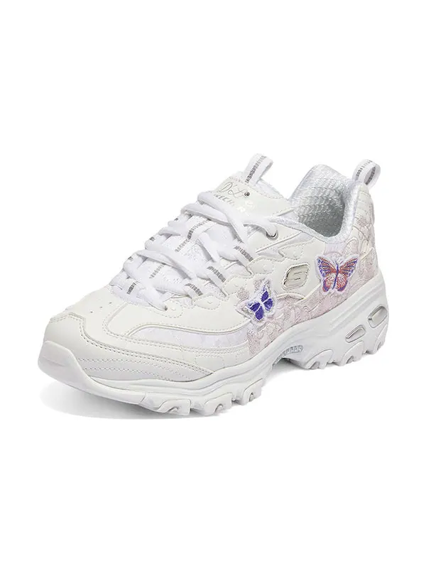 Кроссовки dlites 'white butterfly' Skechers — изображение 3 из 4, белый