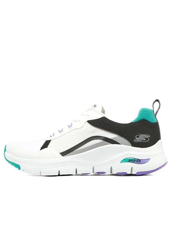 Кроссовки arch fit 'white teal' Skechers — изображение 1 из 4, белый