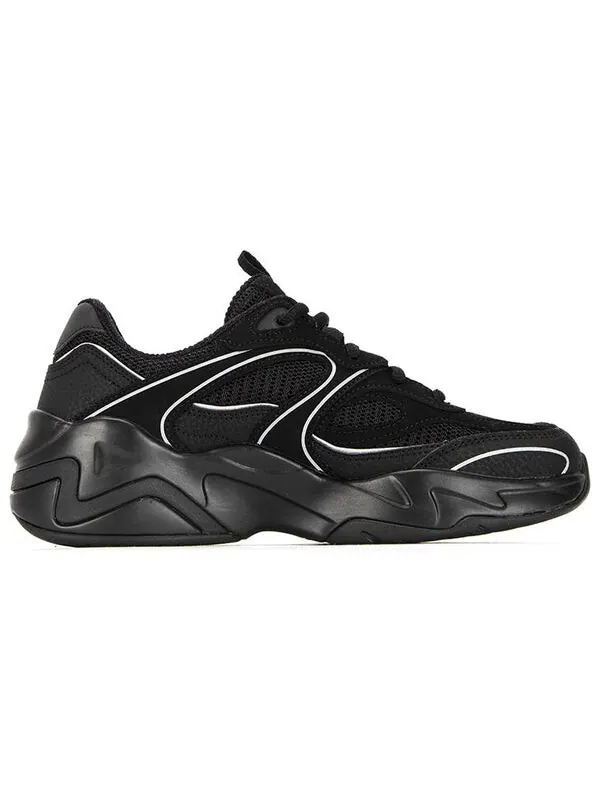 Кроссовки dlites hyper burst 'black silver' Skechers — изображение 2 из 4, черный/серебристый