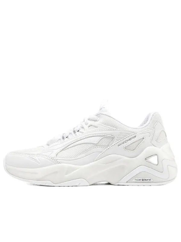 Кроссовки d'lites hyper burst 'all white' Skechers — изображение 1 из 4, белый