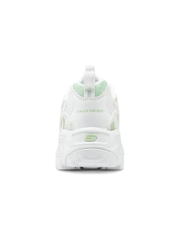 Кроссовки women sport d'lites 1.0 'white green' Skechers — изображение 4 из 4, белый/зеленый