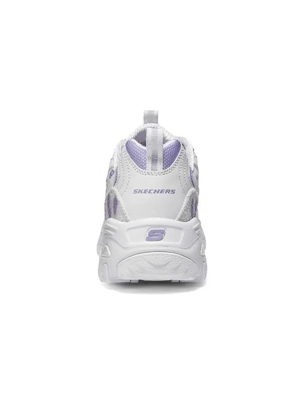 Кроссовки women sport d'lites 1.0 'white lavender' Skechers — изображение 4 из 4, белый/фиолетовый
