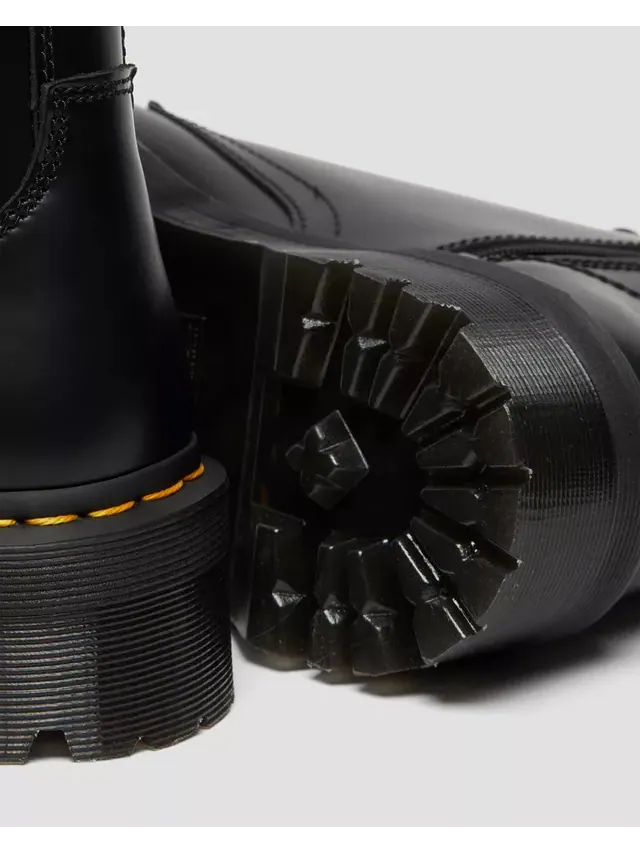 Ботинки Dr. Martens Jadon Boot из полированной кожи на платформе — изображение 9 из 11, черный