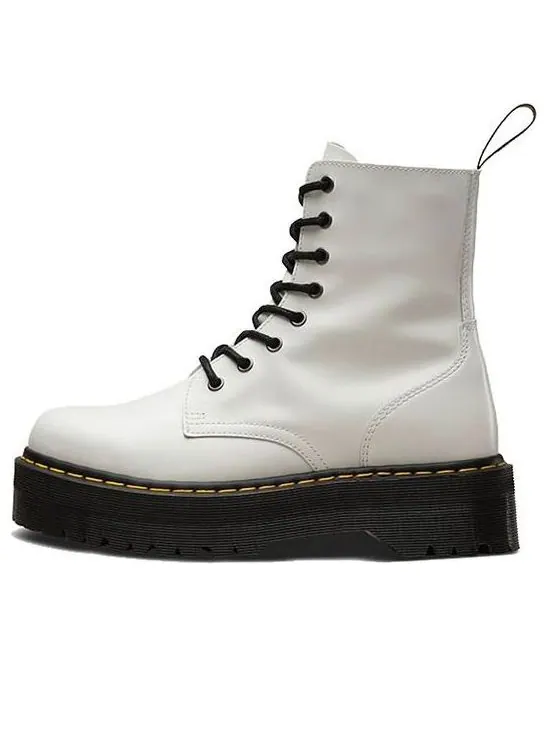 Ботинки Dr. Martens Jadon Smooth на платформе — изображение 1 из 5, белый