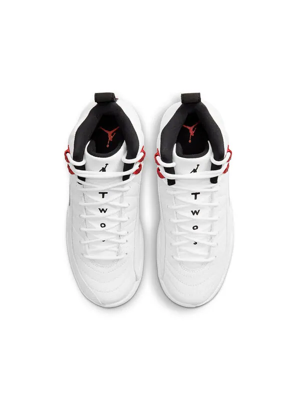 Кроссовки 12 ретро Air Jordan — изображение 4 из 4, белый/красный/черный