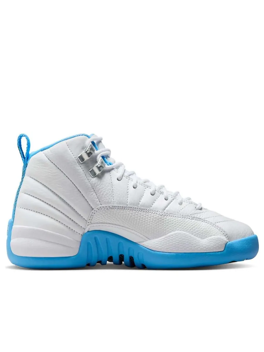 Кроссовки (GS) Air Jordan 12 Retro 'Melo' — изображение 2 из 6, белый