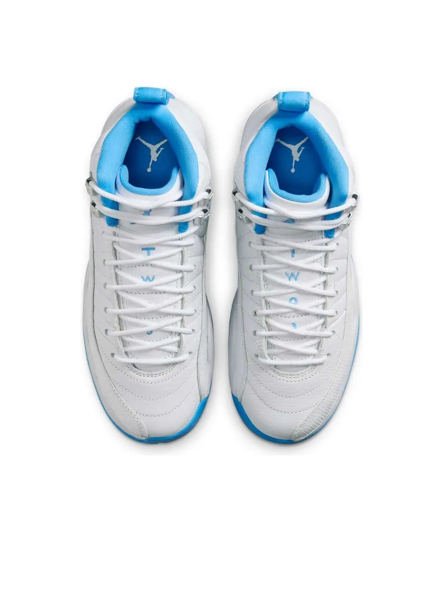 Кроссовки (GS) Air Jordan 12 Retro 'Melo' — изображение 4 из 6, белый