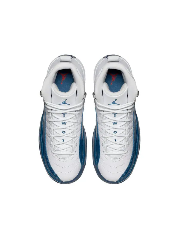 Кроссовки 12 ретро Air Jordan — изображение 4 из 4, белый/синий-серебристый