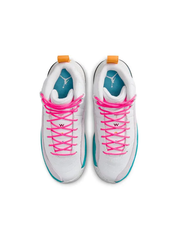 Кроссовки 12 ретро Air Jordan — изображение 3 из 4, белый/зеленый