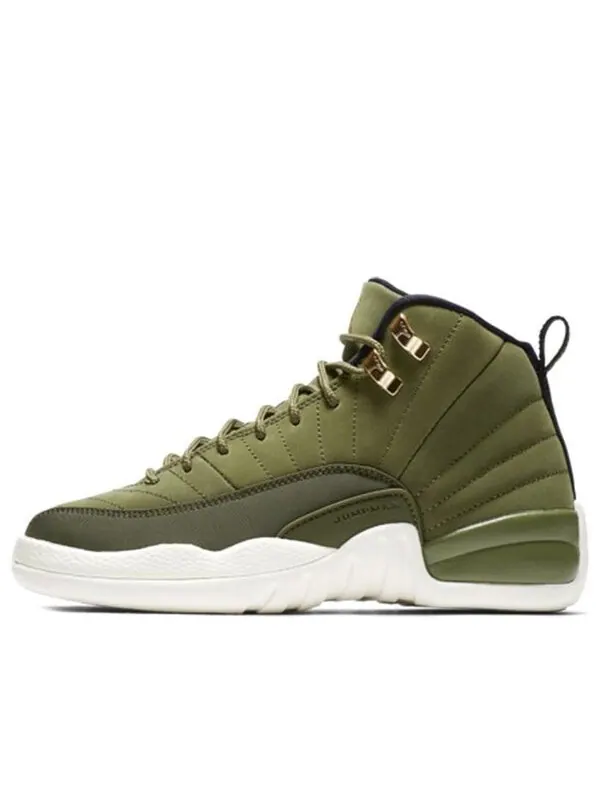 Кроссовки 12 ретро cp3 Air Jordan — изображение 1 из 4, оливковый/черный