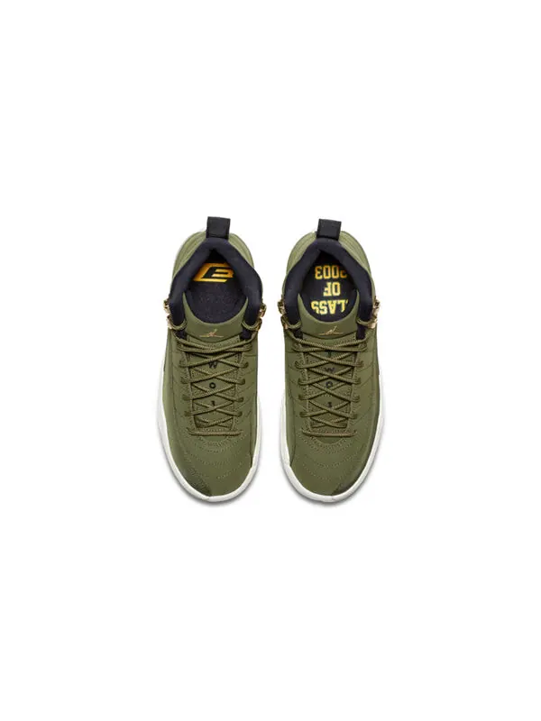Кроссовки 12 ретро cp3 Air Jordan — изображение 3 из 4, оливковый/черный