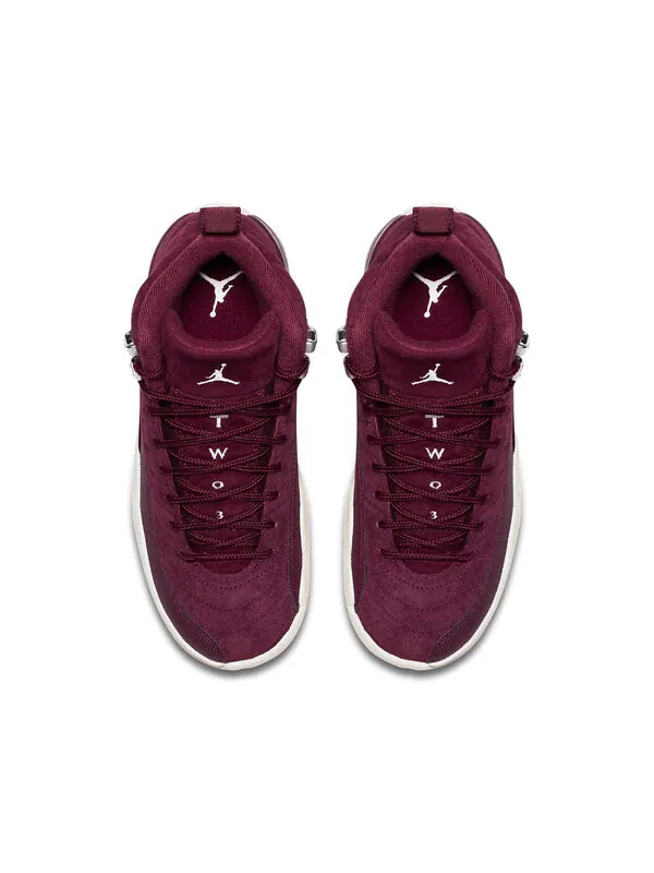 Кроссовки 12 ретро Air Jordan — изображение 4 из 4, металлик серебристый