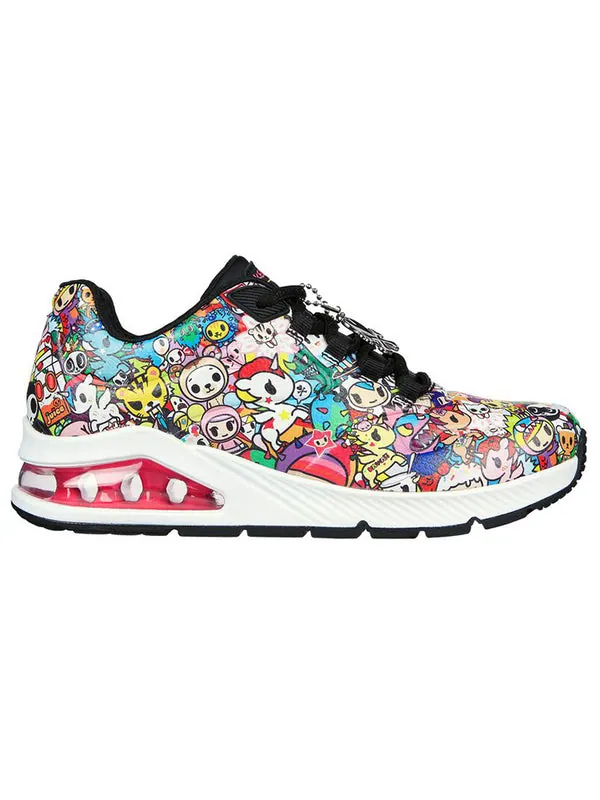 Кроссовки uno 2 x tokidoki 'multicolor' Skechers — изображение 2 из 4, черный/мульти