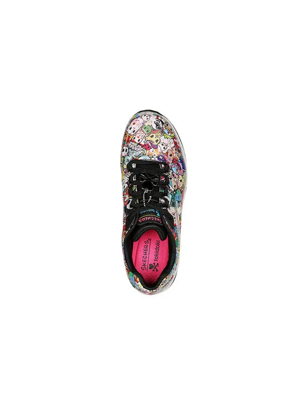Кроссовки uno 2 x tokidoki 'multicolor' Skechers — изображение 4 из 4, черный/мульти