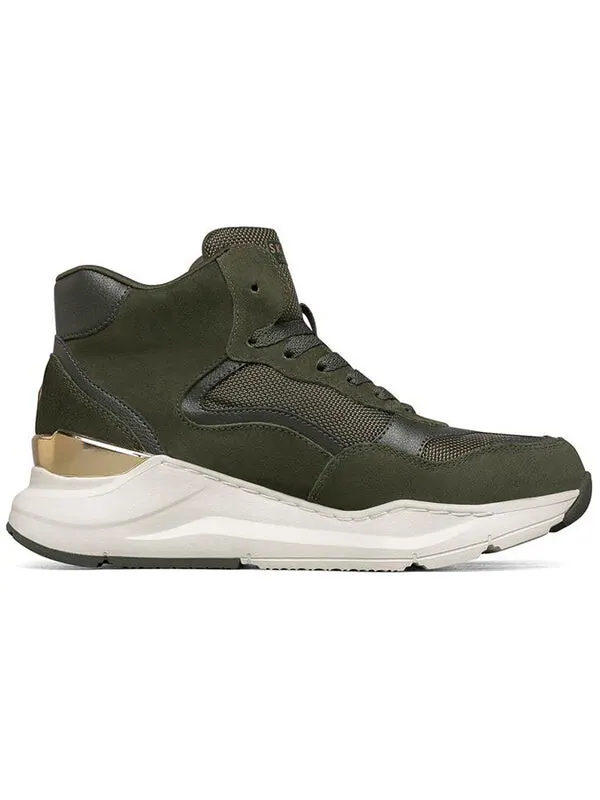 Кроссовки rovina high-top green Skechers — изображение 2 из 4, оливковый зеленый