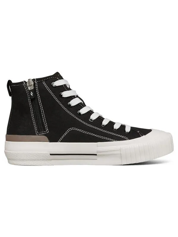 Кроссовки new moon high-top sneakers black Skechers — изображение 2 из 4, черный