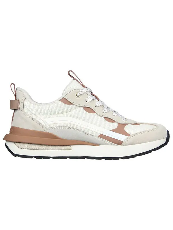 Кроссовки halos 'off white' Skechers — изображение 2 из 4, белый/коричневый
