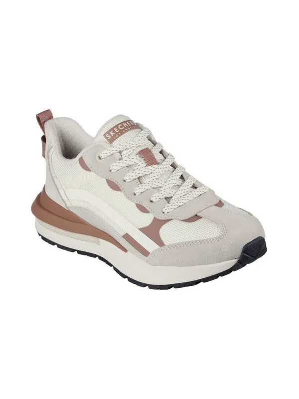 Кроссовки halos 'off white' Skechers — изображение 3 из 4, белый/коричневый