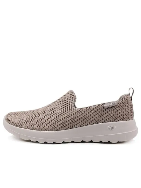 Тапочки go walk joy low-top slip-ons grey/brown Skechers — изображение 1 из 4, коричневый
