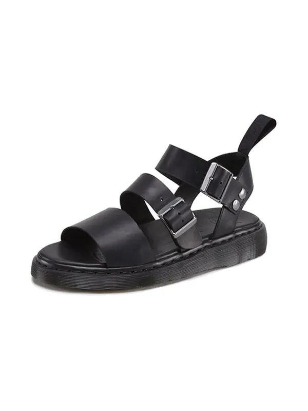 Сандалии Dr. Martens Gryphon Brando Leather Gladiator 'Black' — изображение 3 из 4, черный