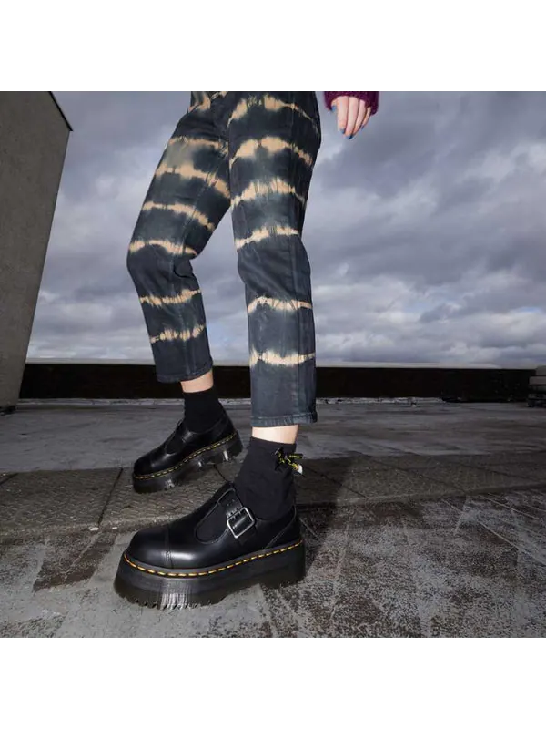 Кроссовки Dr. Martens Bethan, кожаные — изображение 4 из 4, черный
