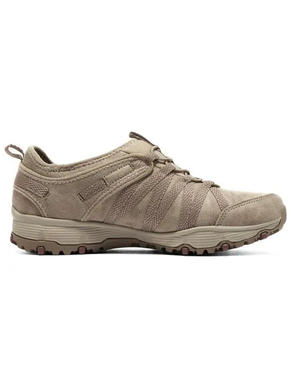 Кроссовки seager hiker 'flowerette - dark taupe' Skechers — изображение 2 из 4, тауп