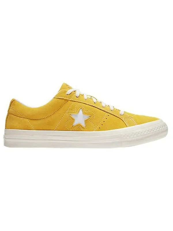 Кроссовки golf le fleur x one star ox 'sulphur' Converse — изображение 2 из 4, зеленый/белый