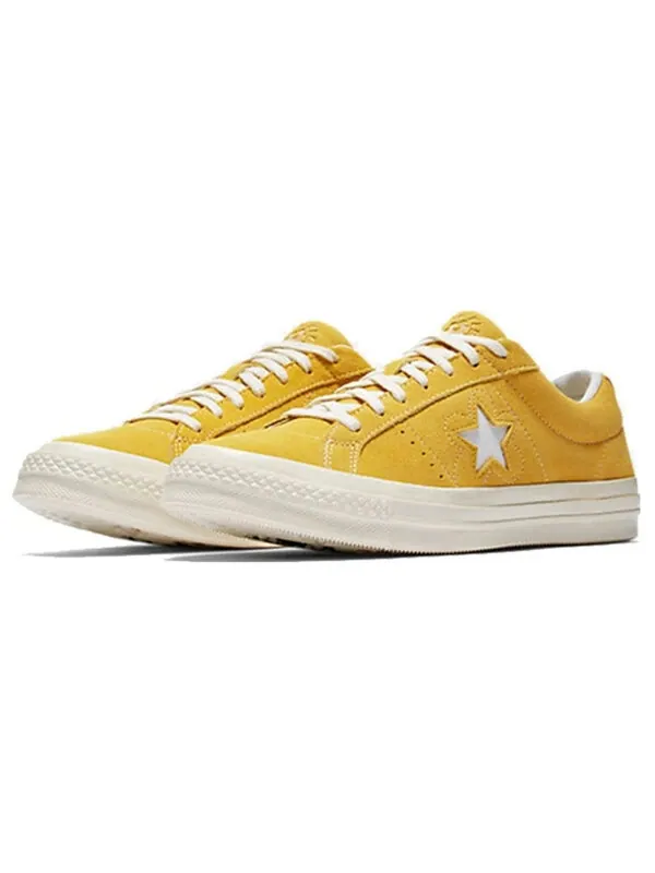 Кроссовки golf le fleur x one star ox 'sulphur' Converse — изображение 3 из 4, зеленый/белый