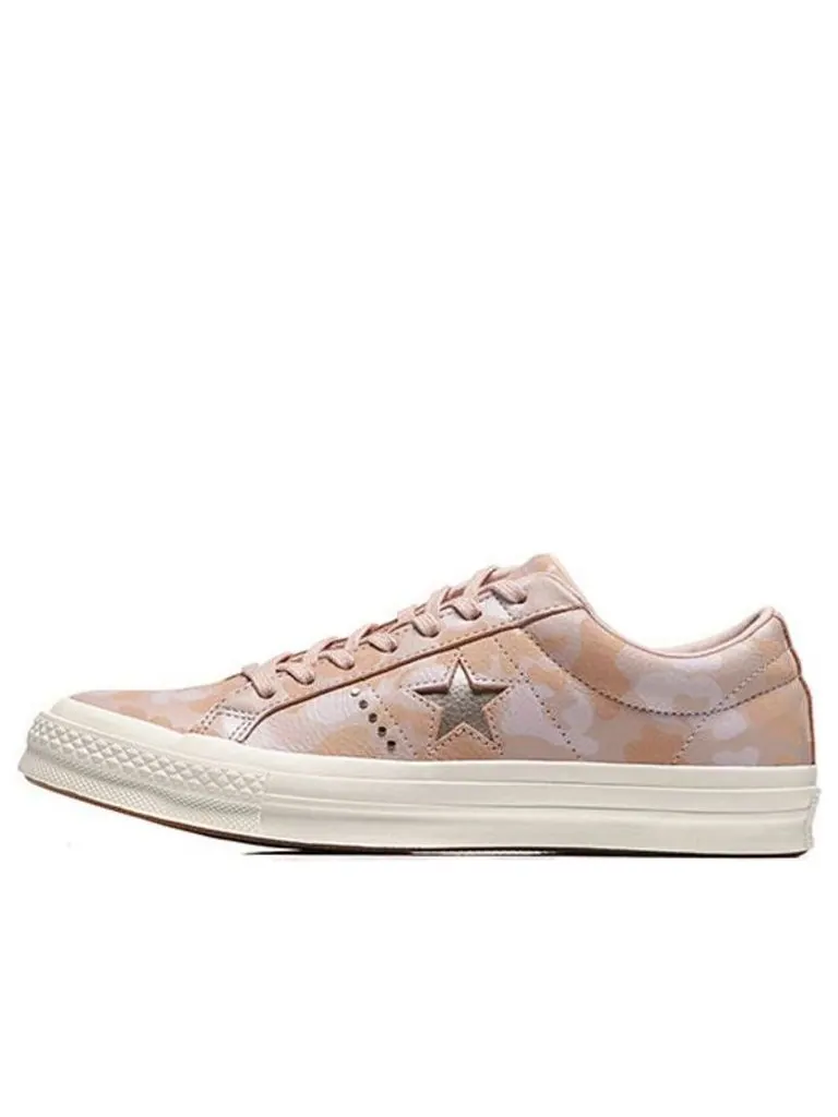 Кеды Converse One star Pink Camouflage Printing — изображение 1 из 5, розовый